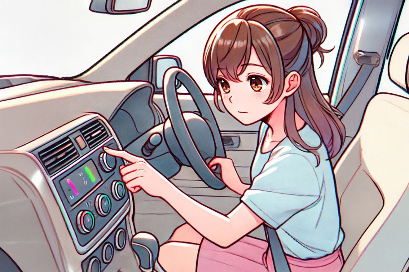 車のACをつけっぱなしにする