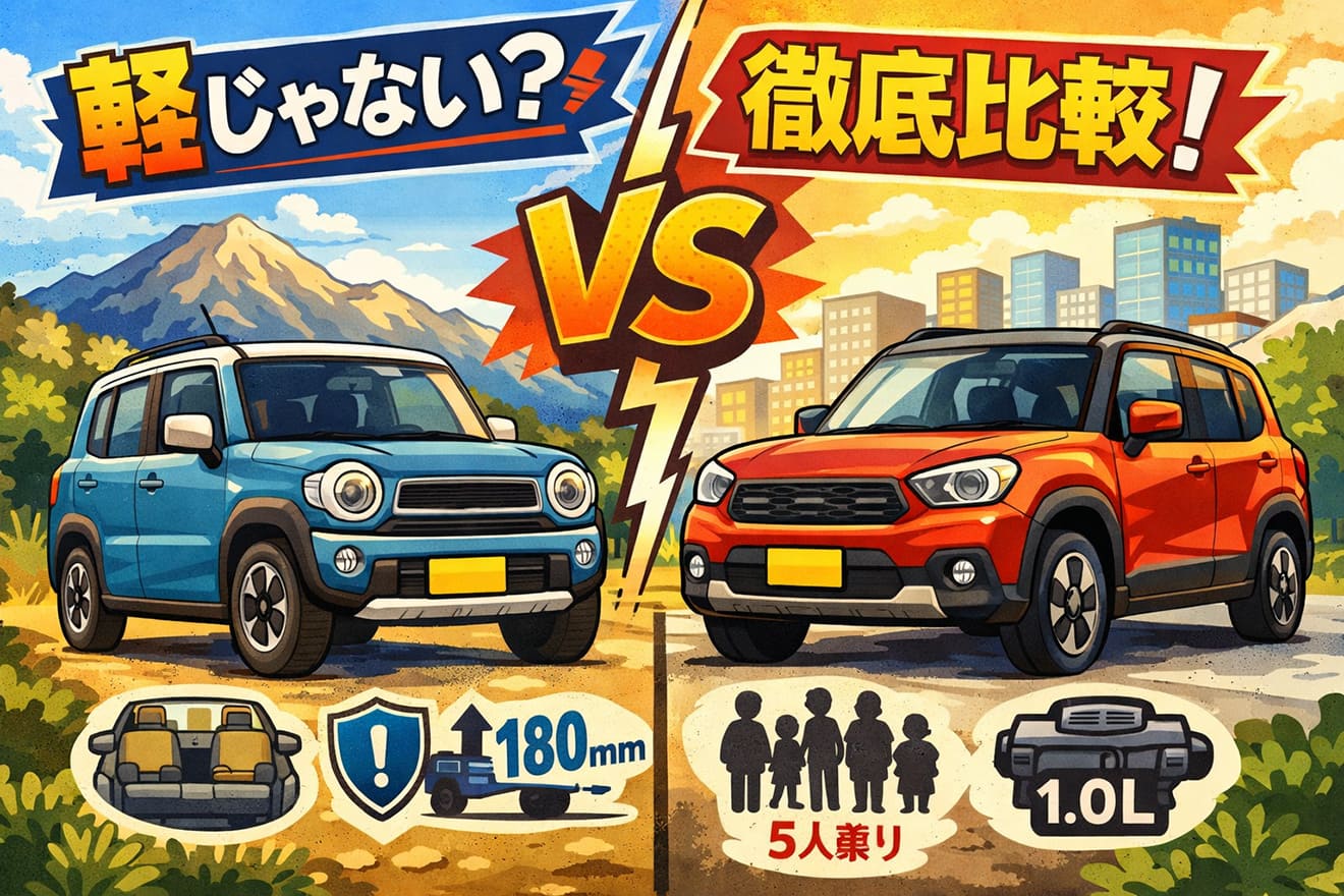 ハスラーは軽じゃない？