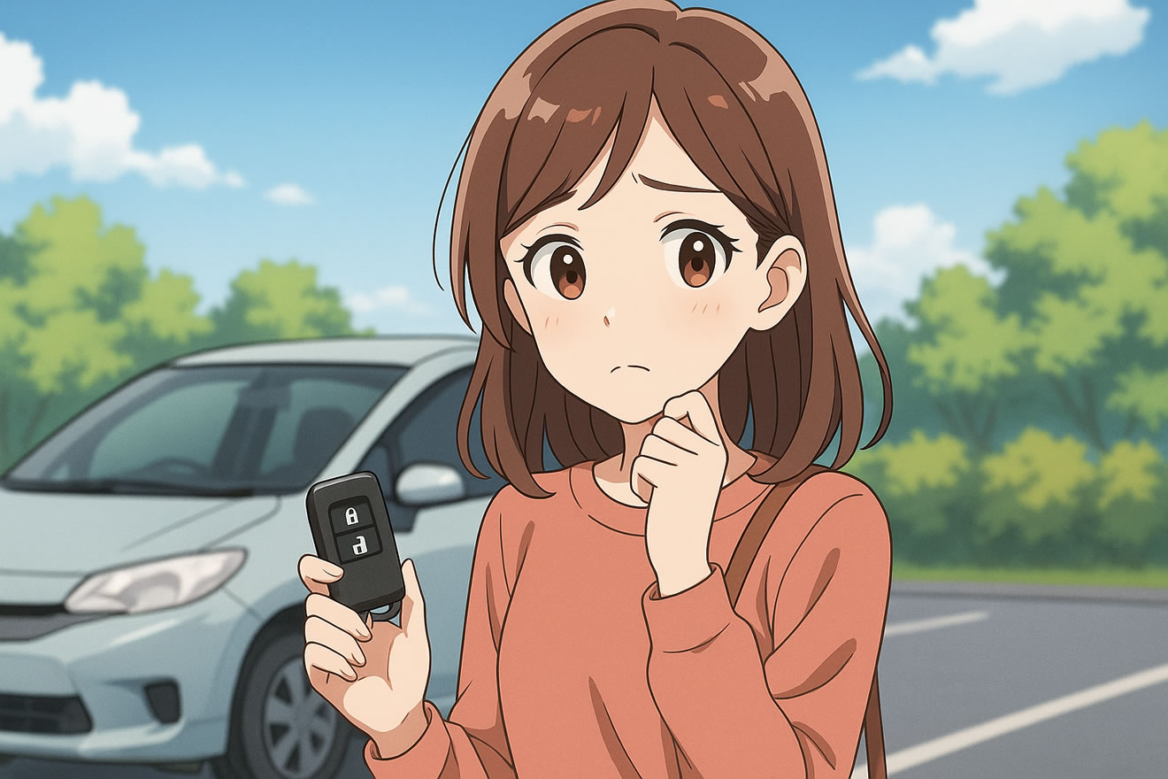 スマートキーの持ち歩き