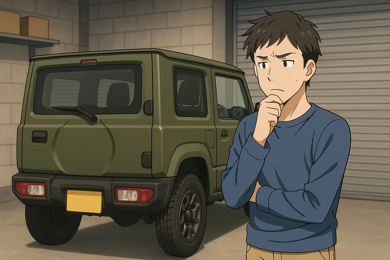 ジムニーのスペアタイヤレスはダサい？