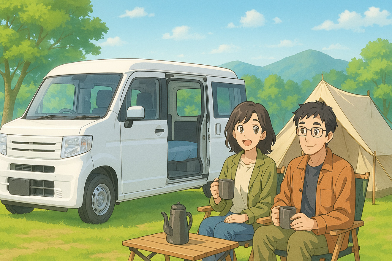 N-VANで車中泊