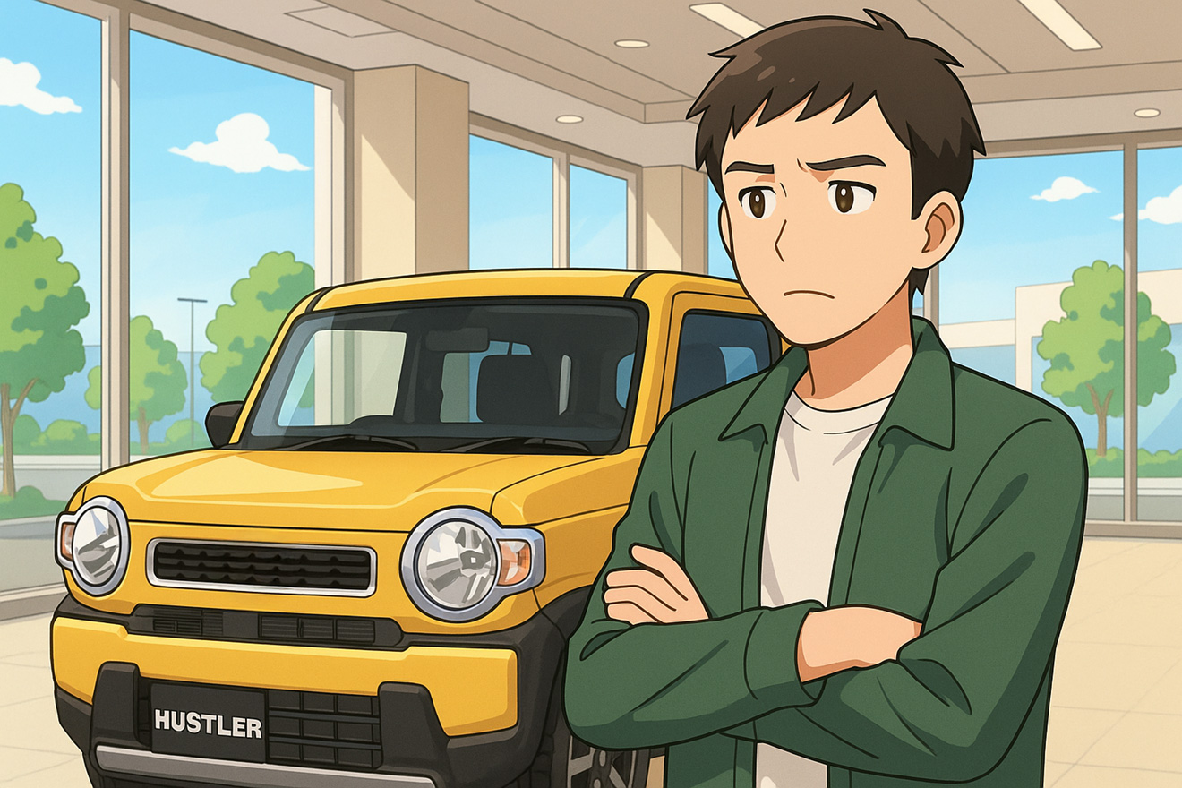 ハスラーにエンブレムをつける？つけない