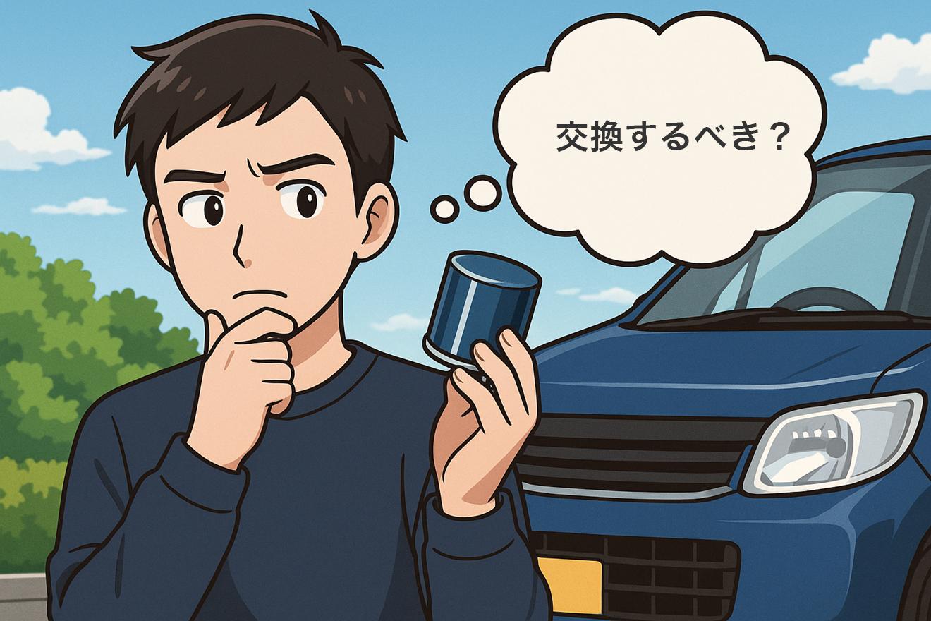 オイルエレメントを交換するべき？