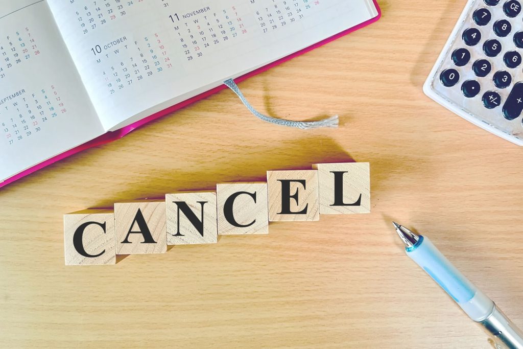 ジムニーをキャンセルするときの手順