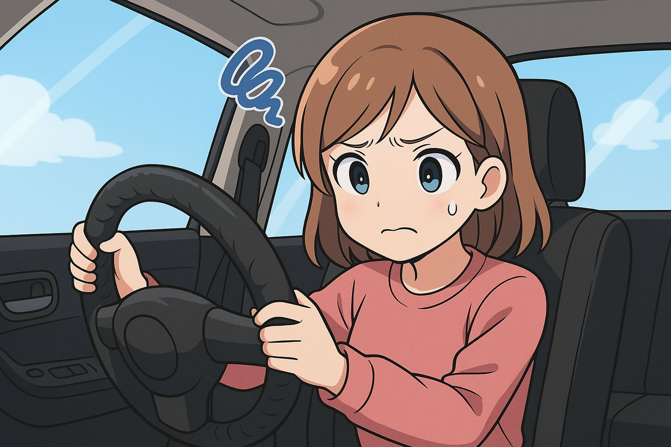 ハンドルカバーが固すぎる？