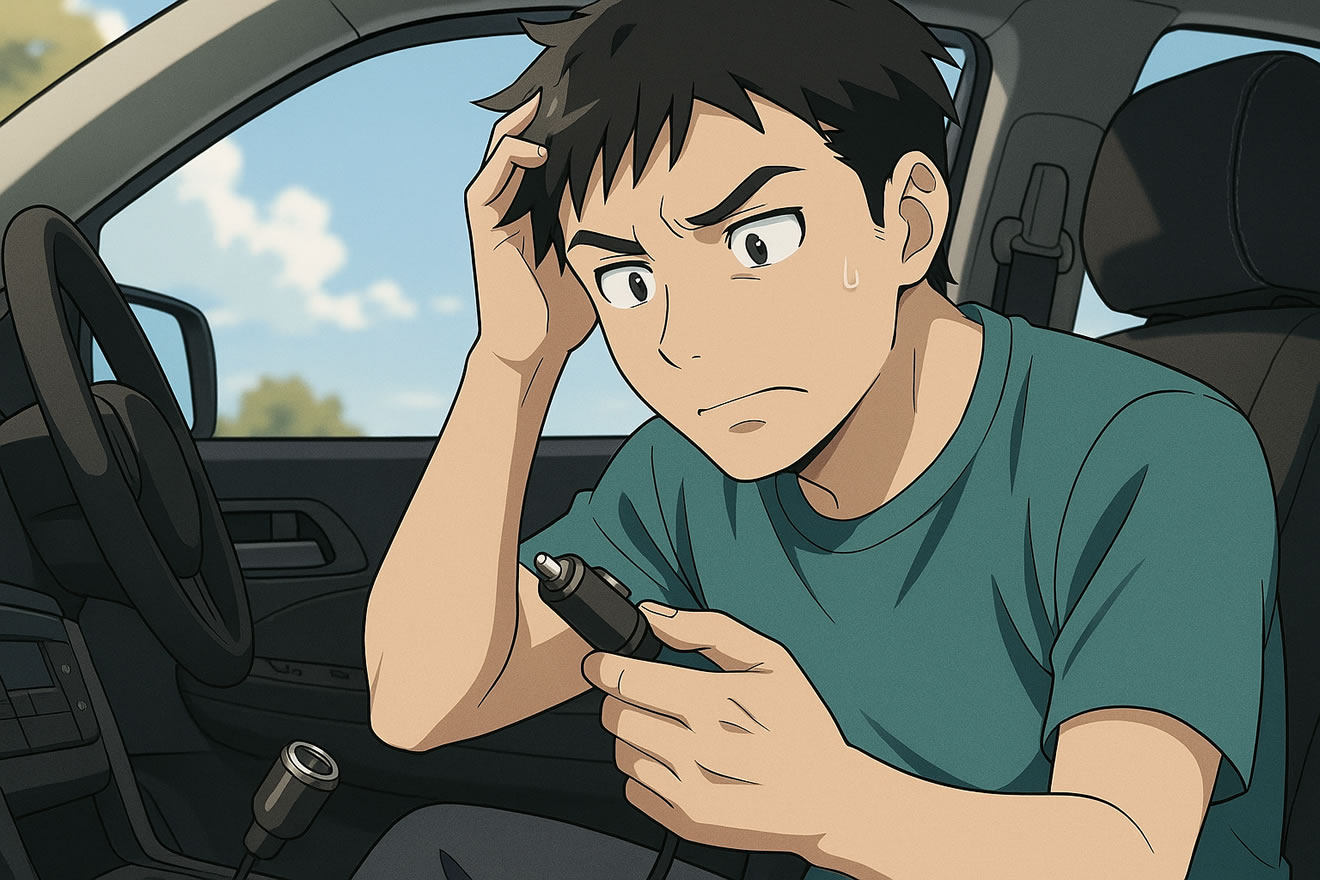 シガーソケットが使えない