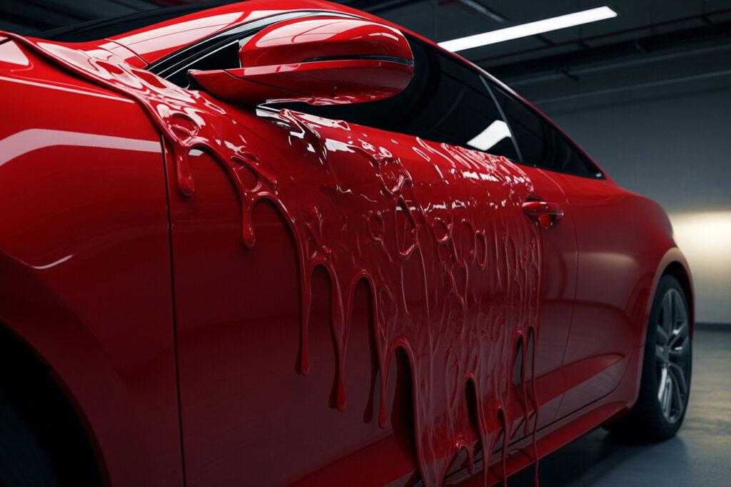 ラバースプレーが溶ける原因