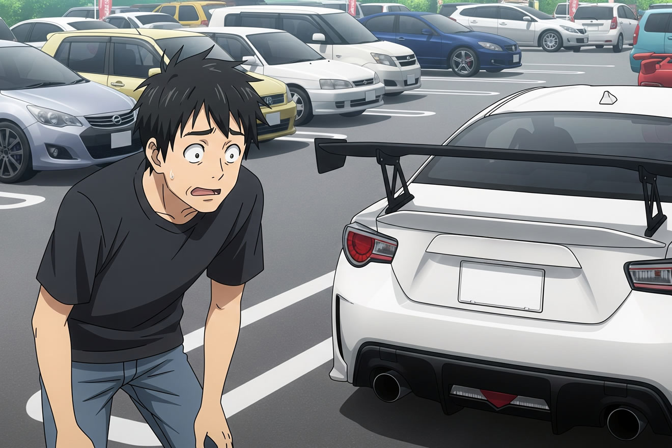 車のエアロパーツはださい？