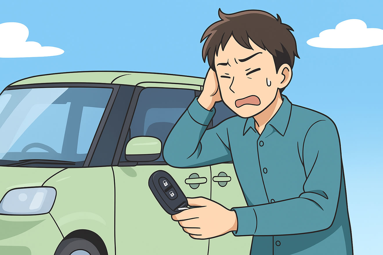 タントのドアロックが解除できない