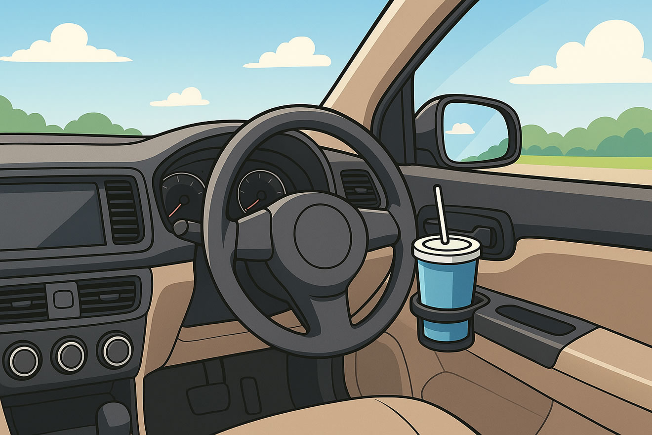 車にドリンクホルダーはいらない？