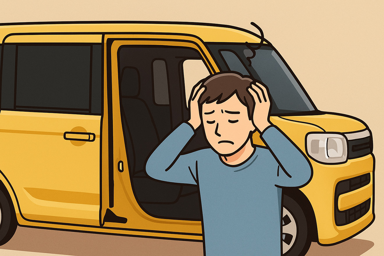 スペーシアのスライドドアが引っかかる