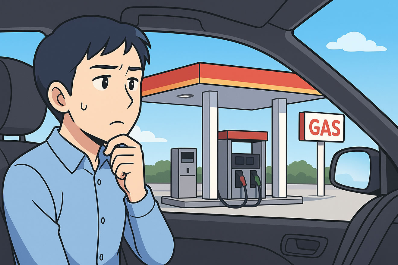 安いガソリンは減るのが早い